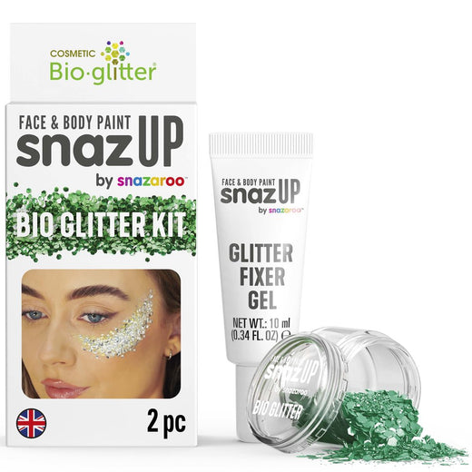 Ensemble paillettes bio Snazaroo - Vert