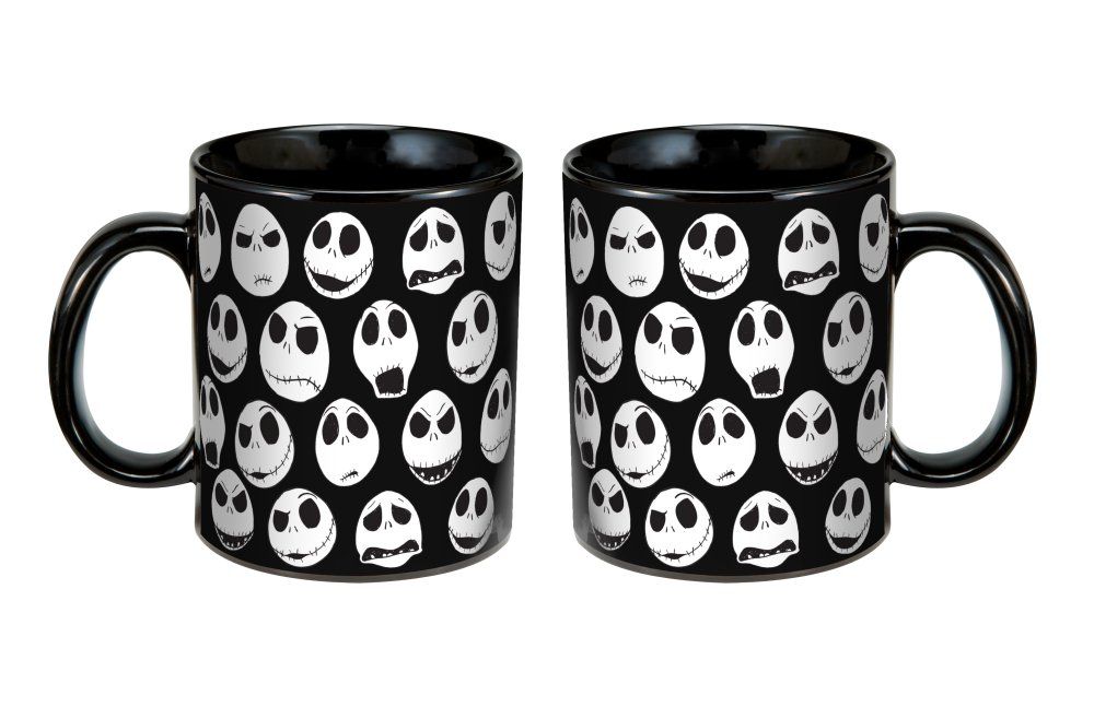 Disney The Nightmare Before Christmas Jack Faces 16 Oz Ceramic Mug