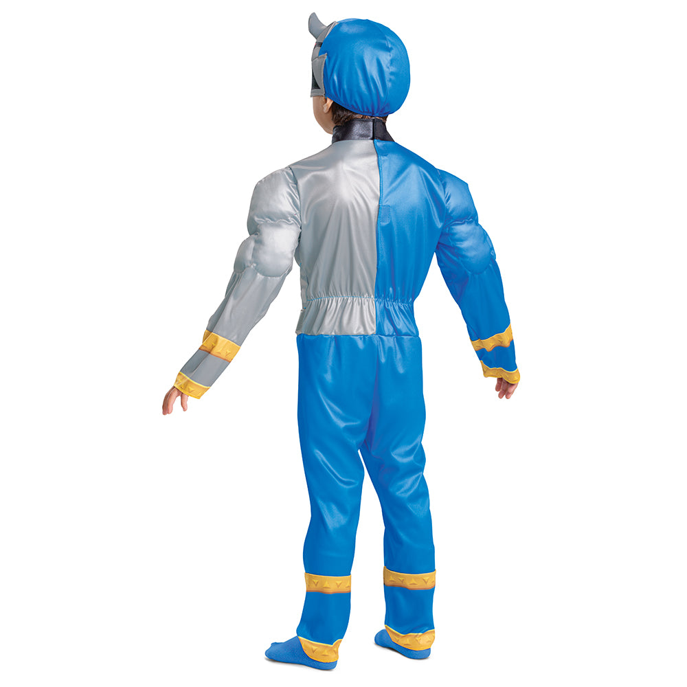 Muscular Blue Ranger Dino Fury Costume – Power Rangers – Toddler