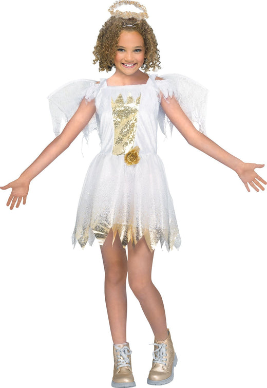 Sparkling white angel costume - Child