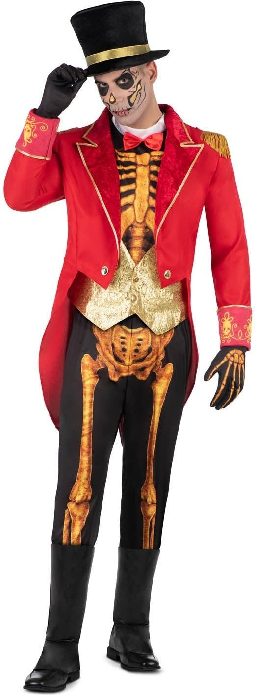 Costume De Maître De Cirque Sombre - Homme