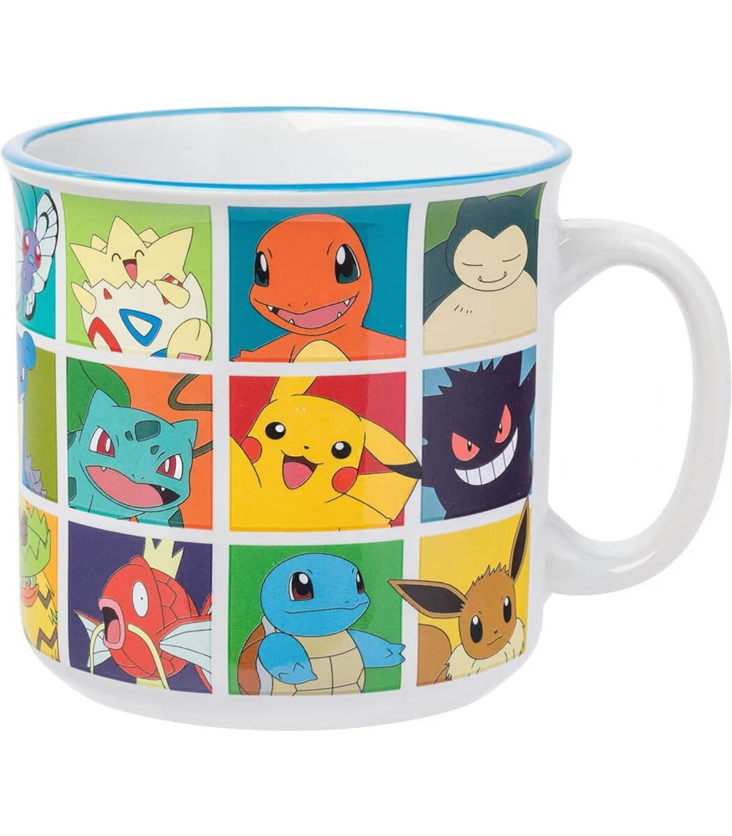 Jumbo Pokémon Camping Mug - Grid