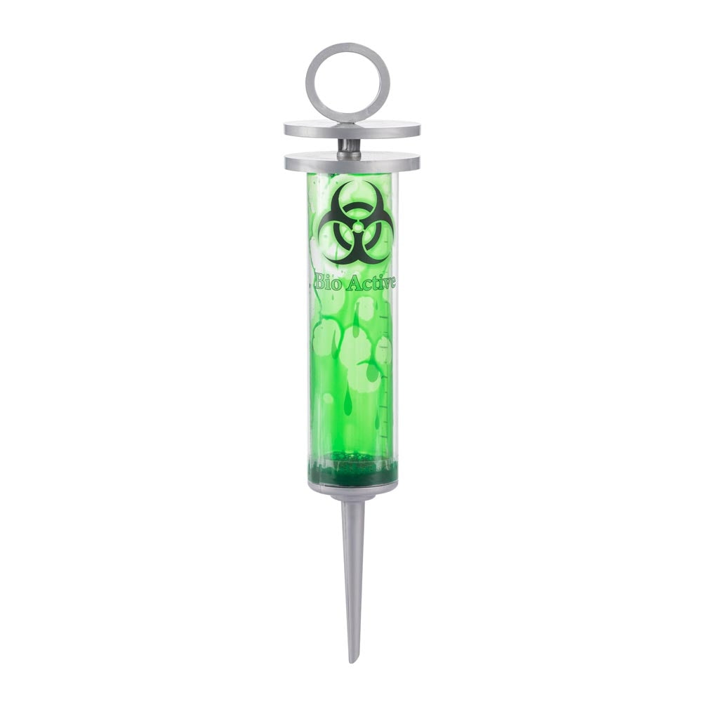 Seringue Géante Remplie De Liquide Vert