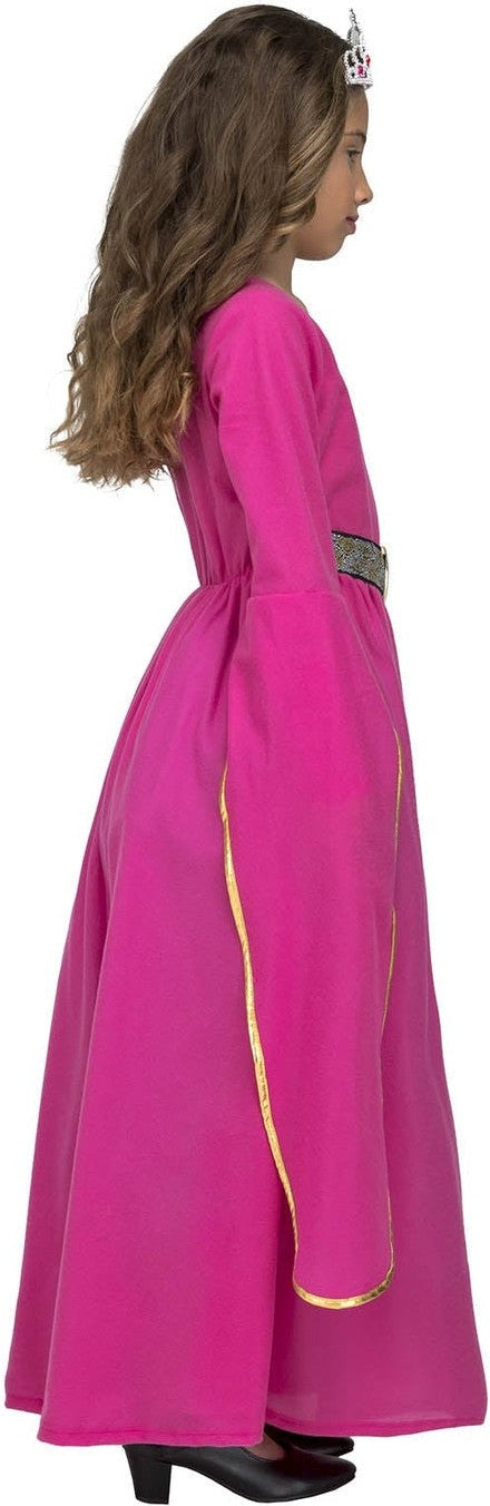 Costume De Princesse Médiévale Rose - Enfant