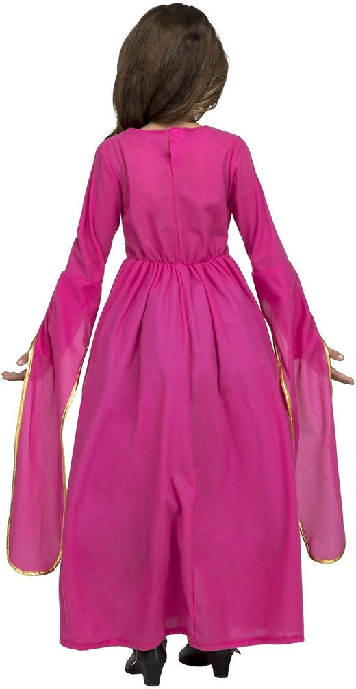 Costume De Princesse Médiévale Rose - Enfant