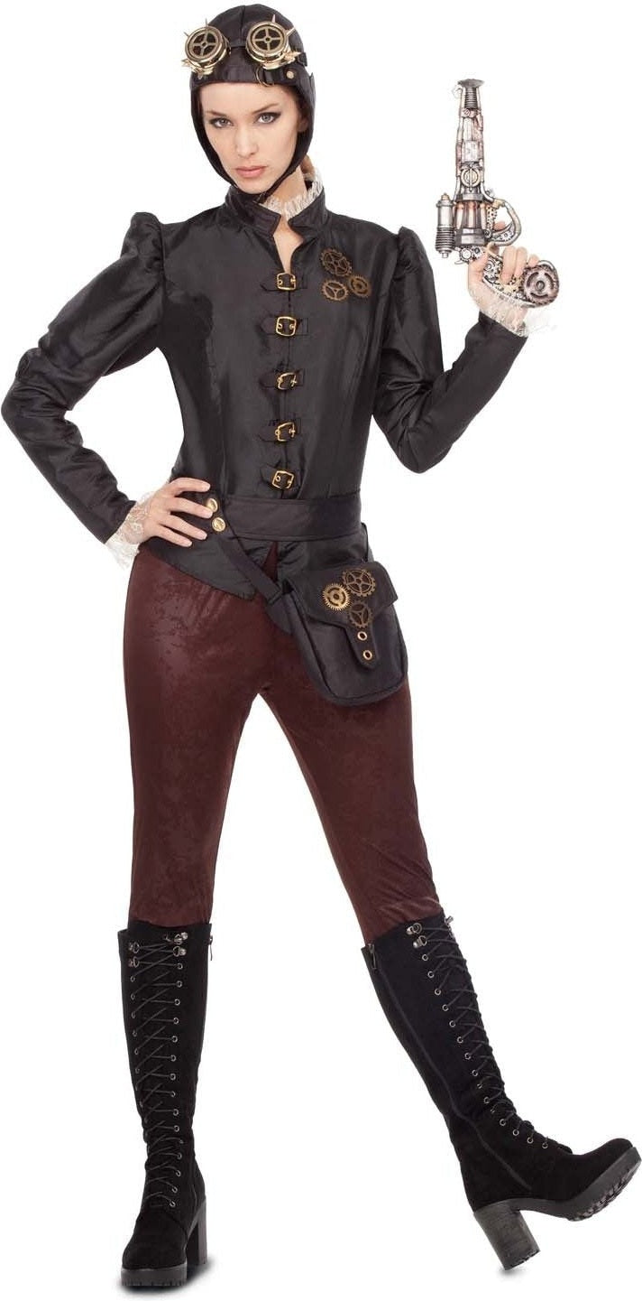 Costume De Pilote Steampunk - Femme