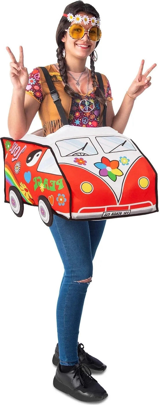 Costume Van Hippie Ride-On - Adulte
