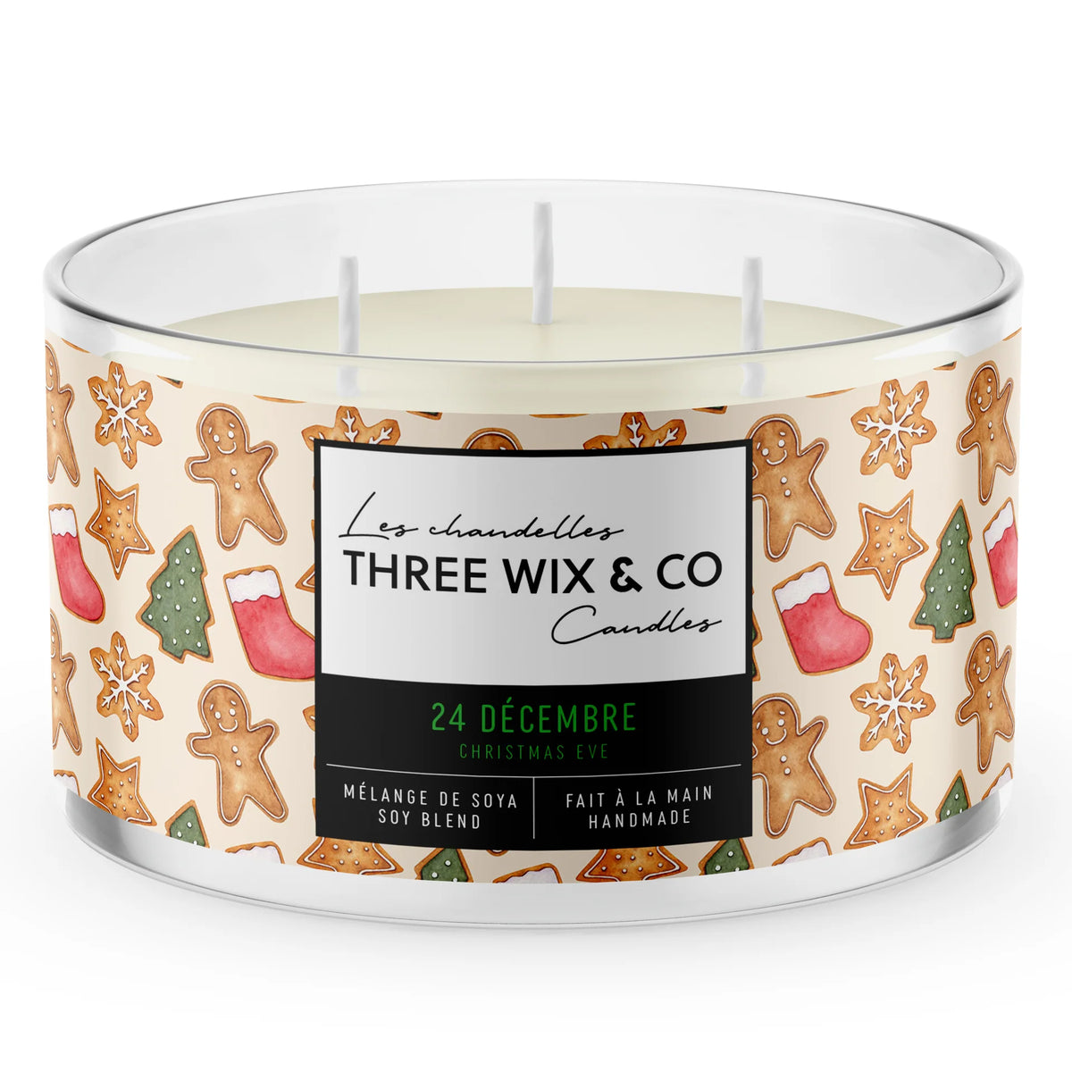 Candle 24 DECEMBER - Three Wix And Co