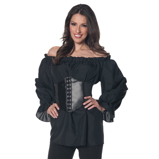 Renaissance shirt long sleeves black