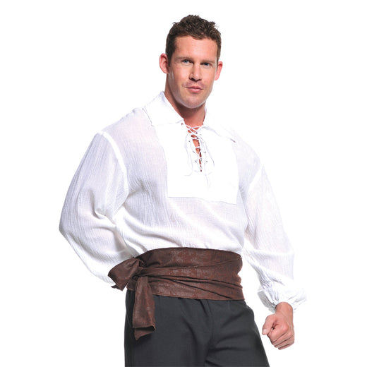 White pirate shirt