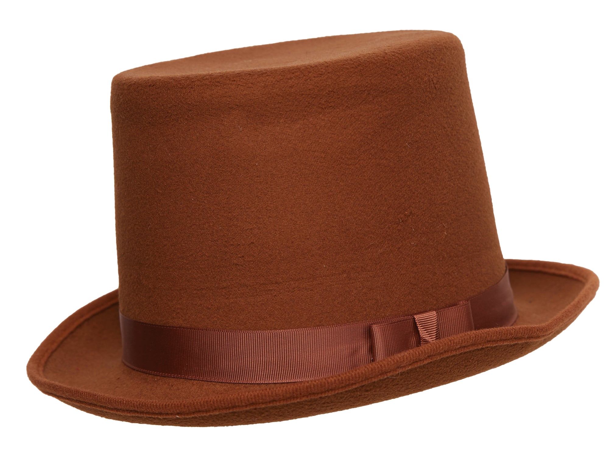 Felt top hat – Brown