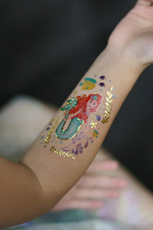 Mermaid Temporary Tattoos - Single
