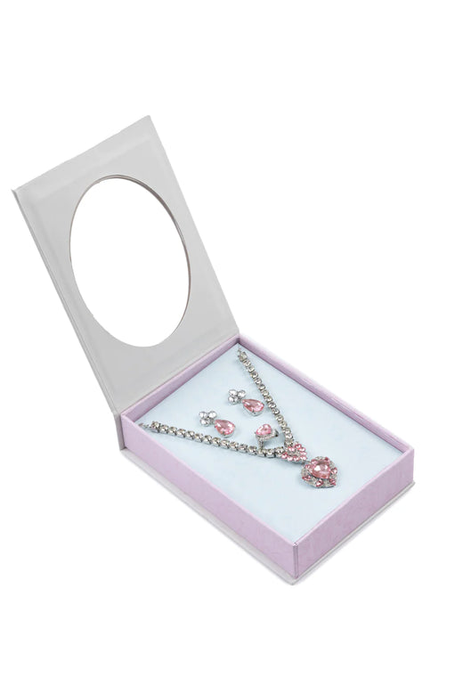 The Marilyn, Pink/Silver, 4pc Set