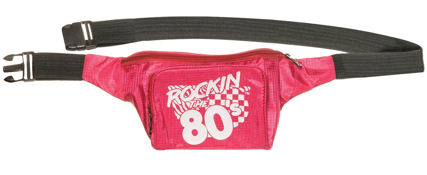Sac banane années 80 rose