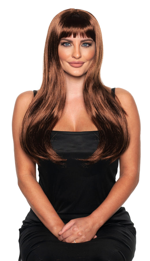Perruque coquine brune
