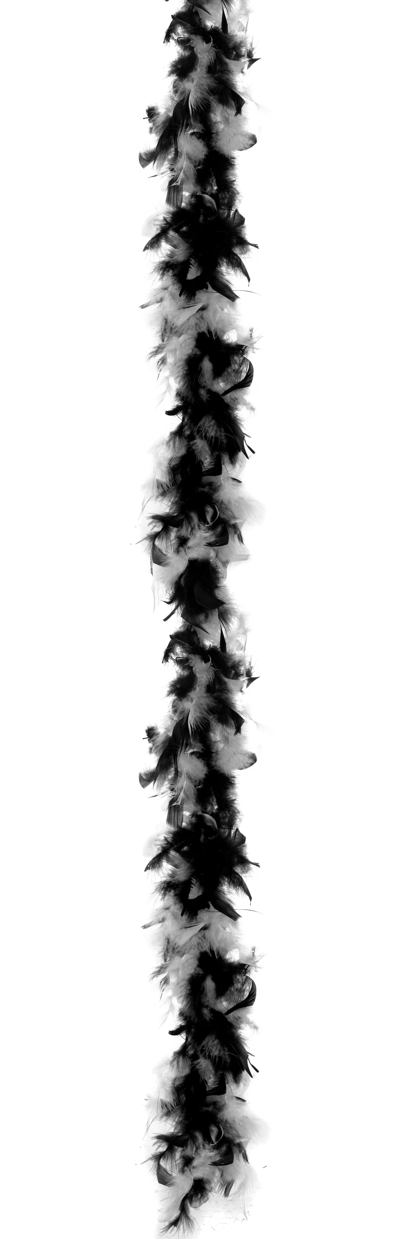 Boa deluxe noir et blanc