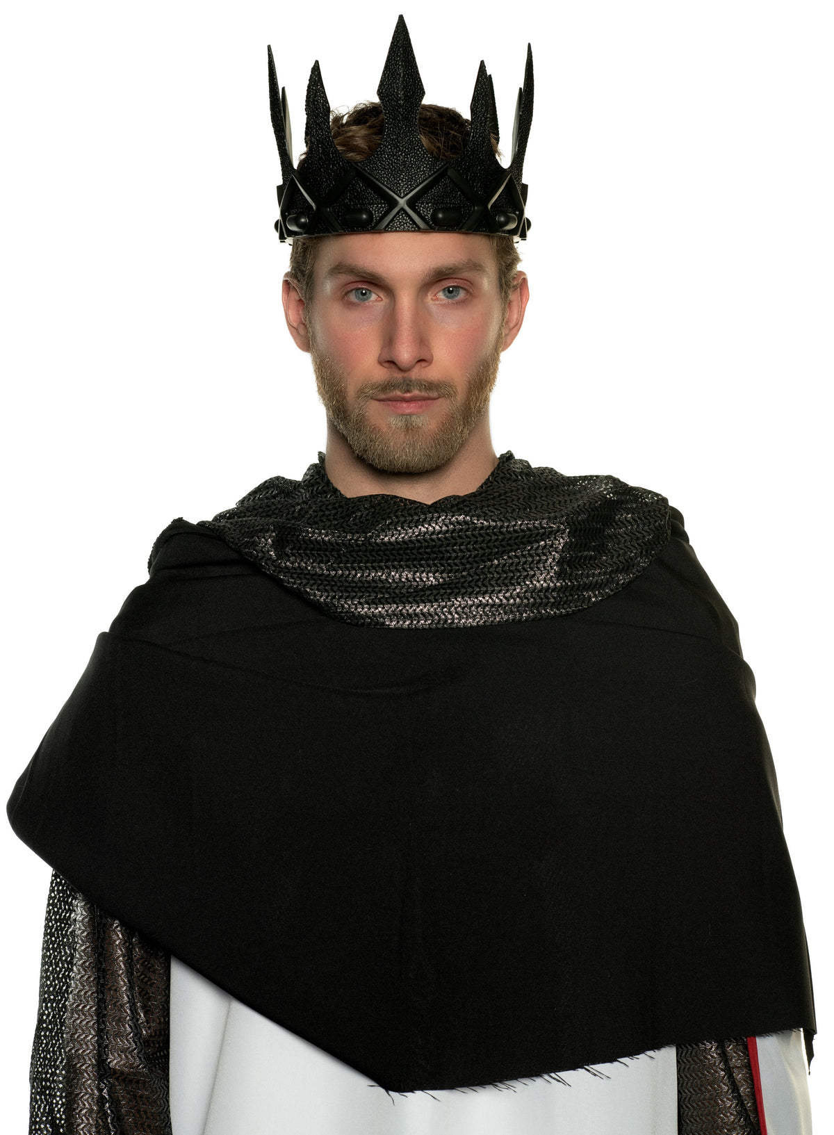 Black foam crown evil king