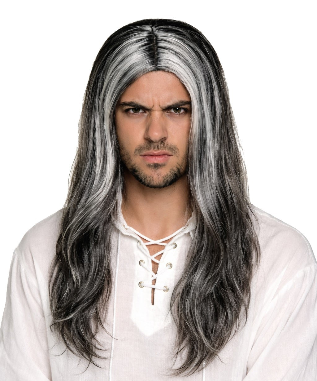 Perruque vampire longue homme