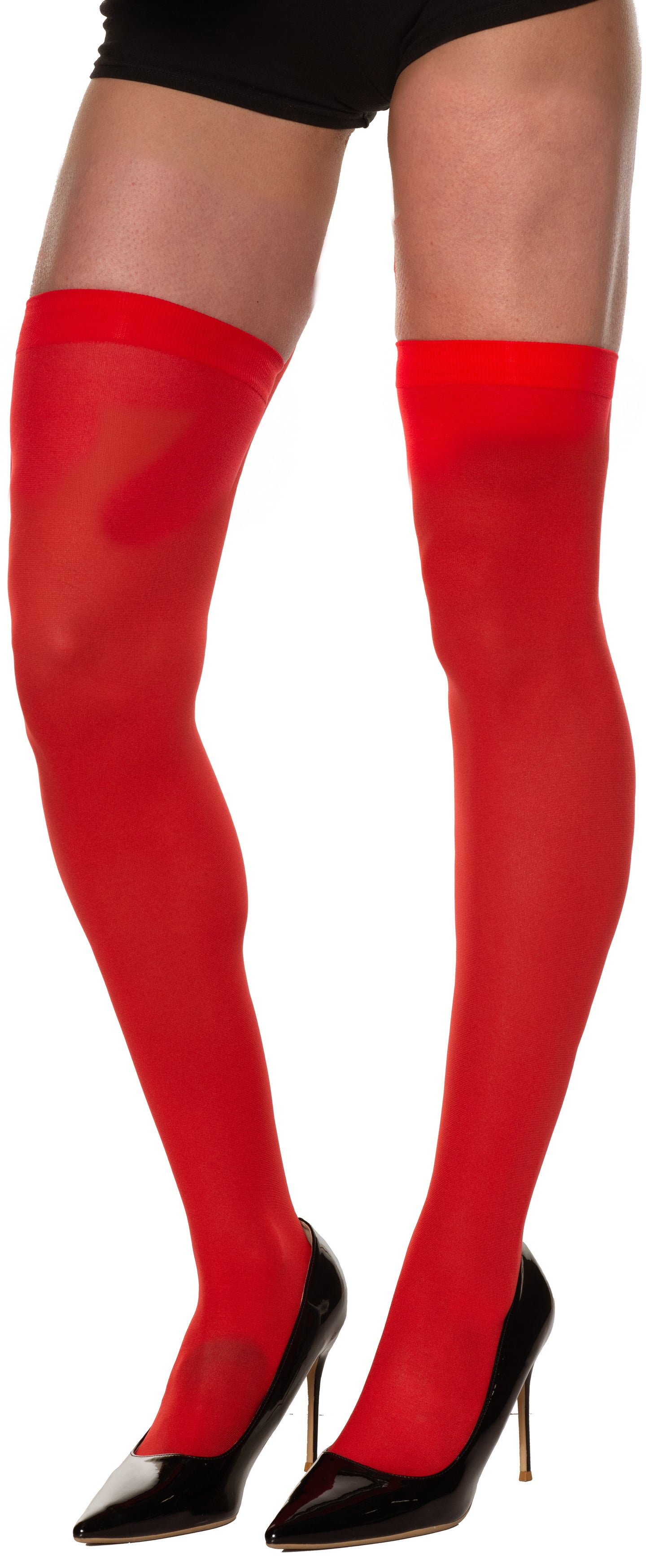 Bas cuisse haute - Rouge
