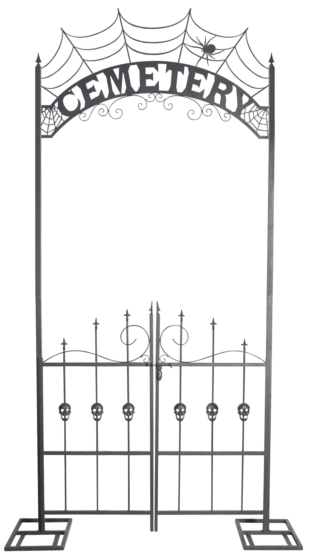 Entrance to the cemetery arch