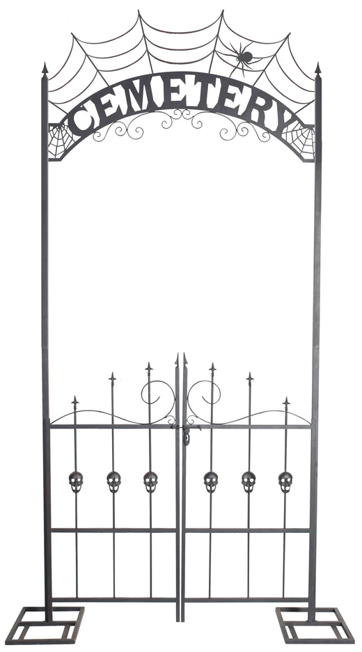 Entrance to the cemetery arch