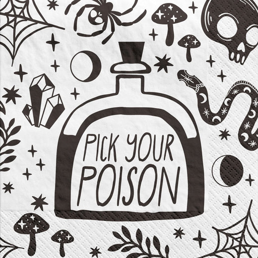 Serviettes à boissons Spellbound (16/pqt)
