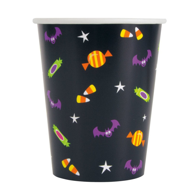 Cat and Pumpkin Paper Cups (8/pack)