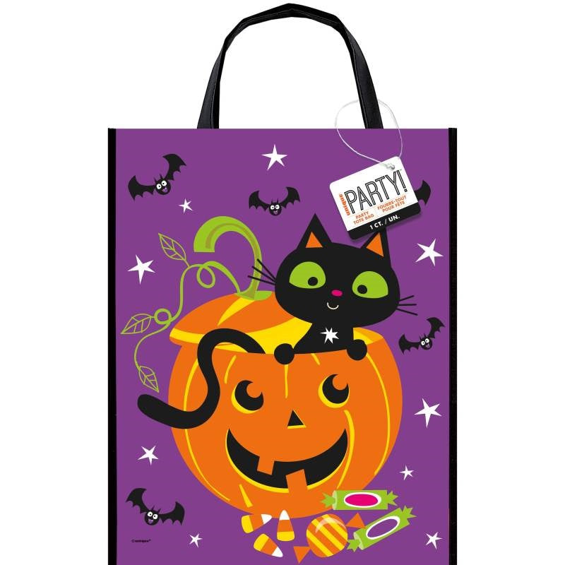 Sac fourre-tout Chat et citrouille