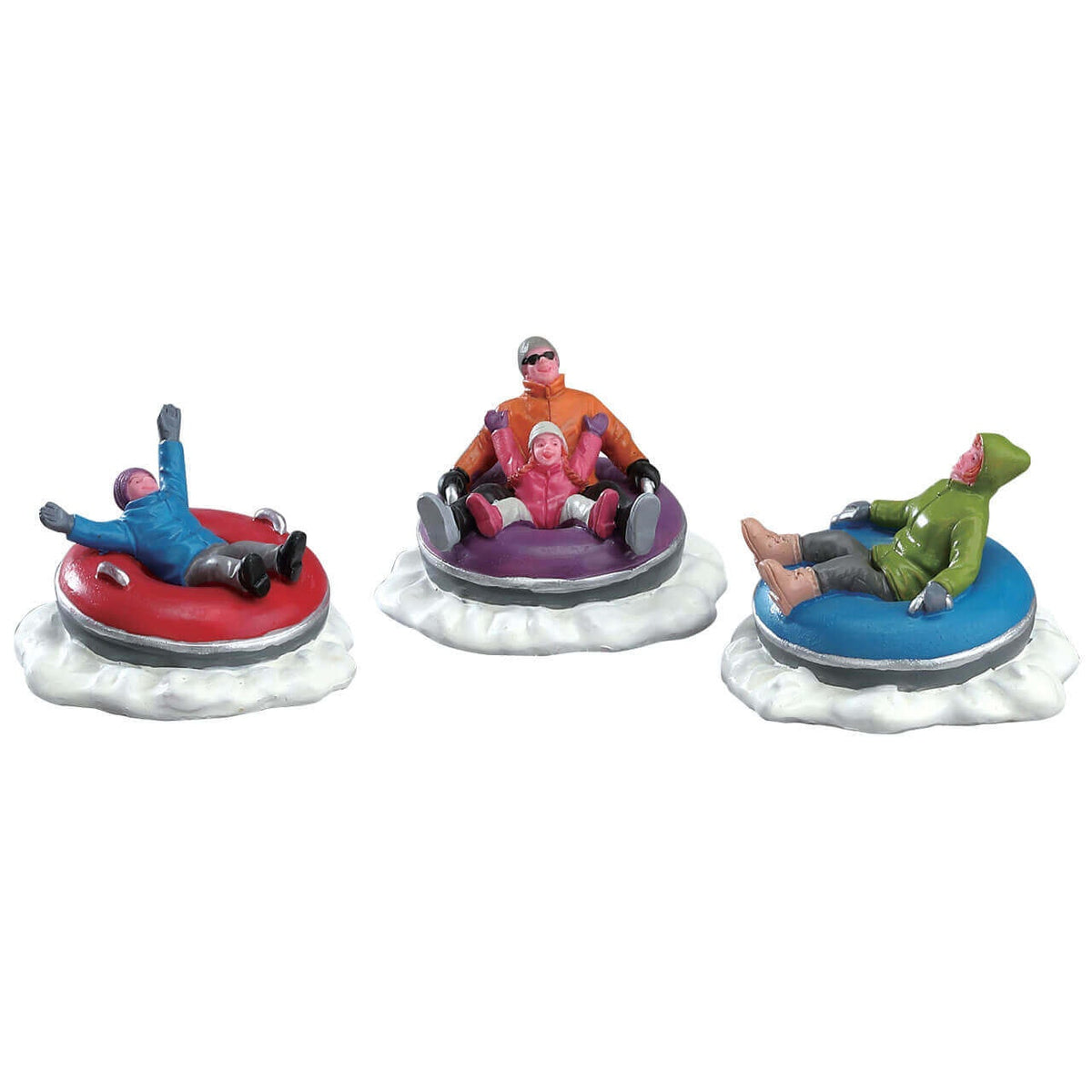 Family inner tube slide, set of 3 – Lemax Village