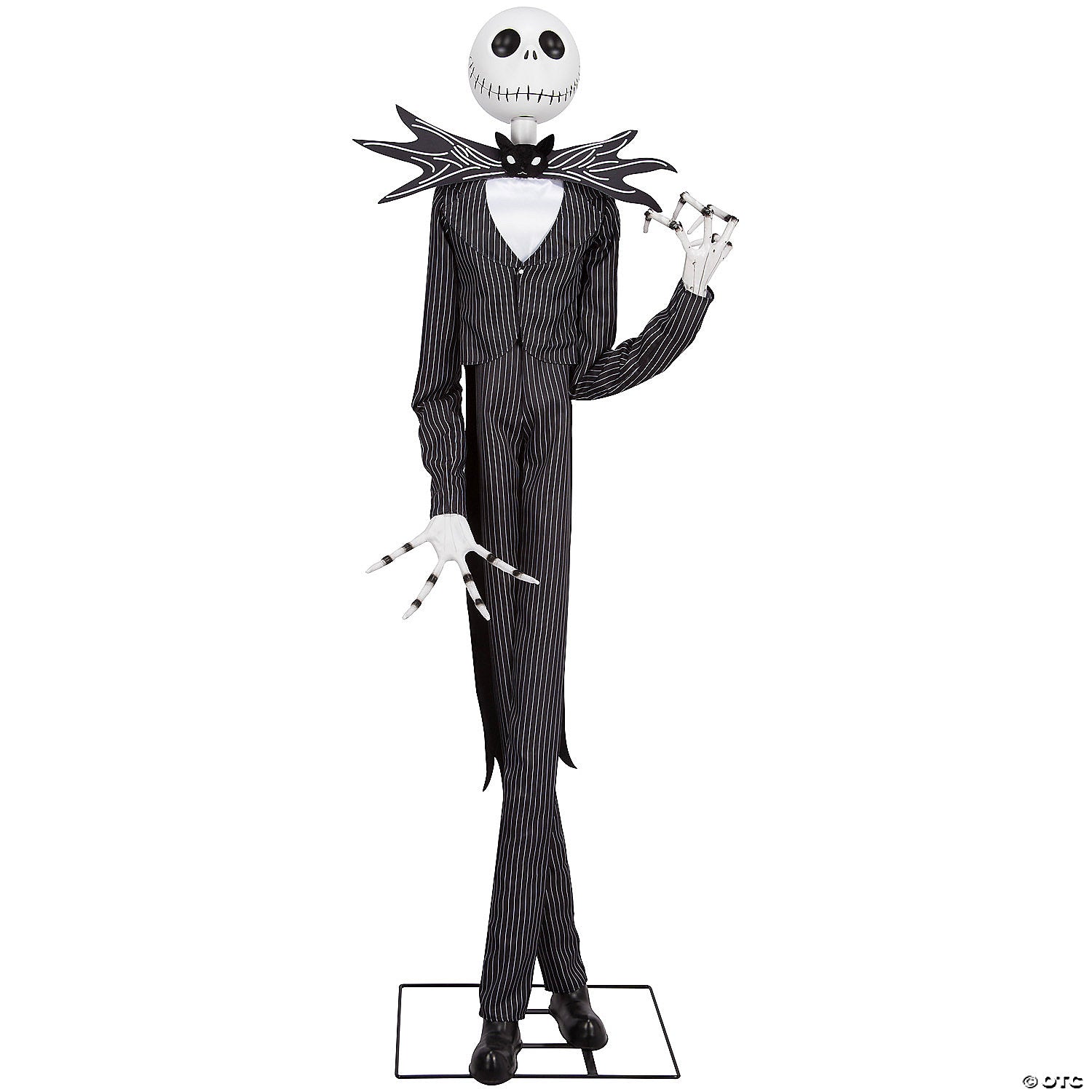 Jack Skellington animé de luxe 78 po, noir et mauve (L’Étrange Noël de monsieur Jack) – décoration d’Halloween