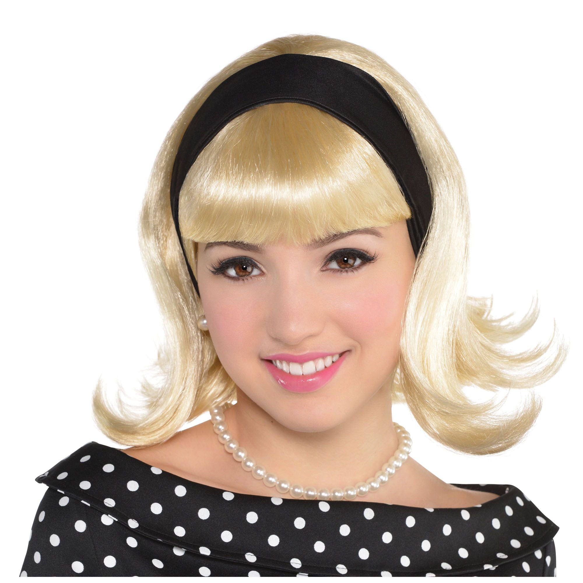 Perruque blonde des années 50