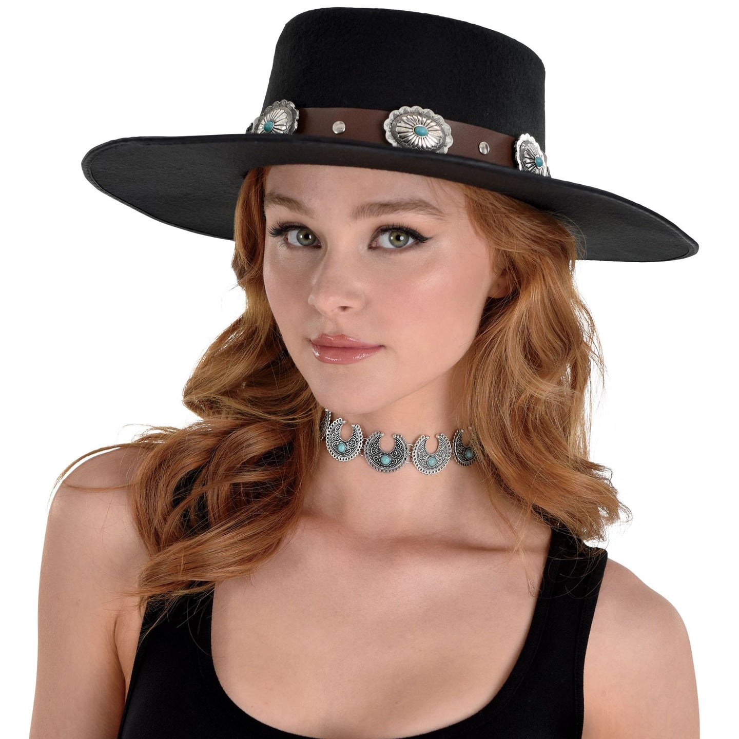 Chapeau de cowboy western noir