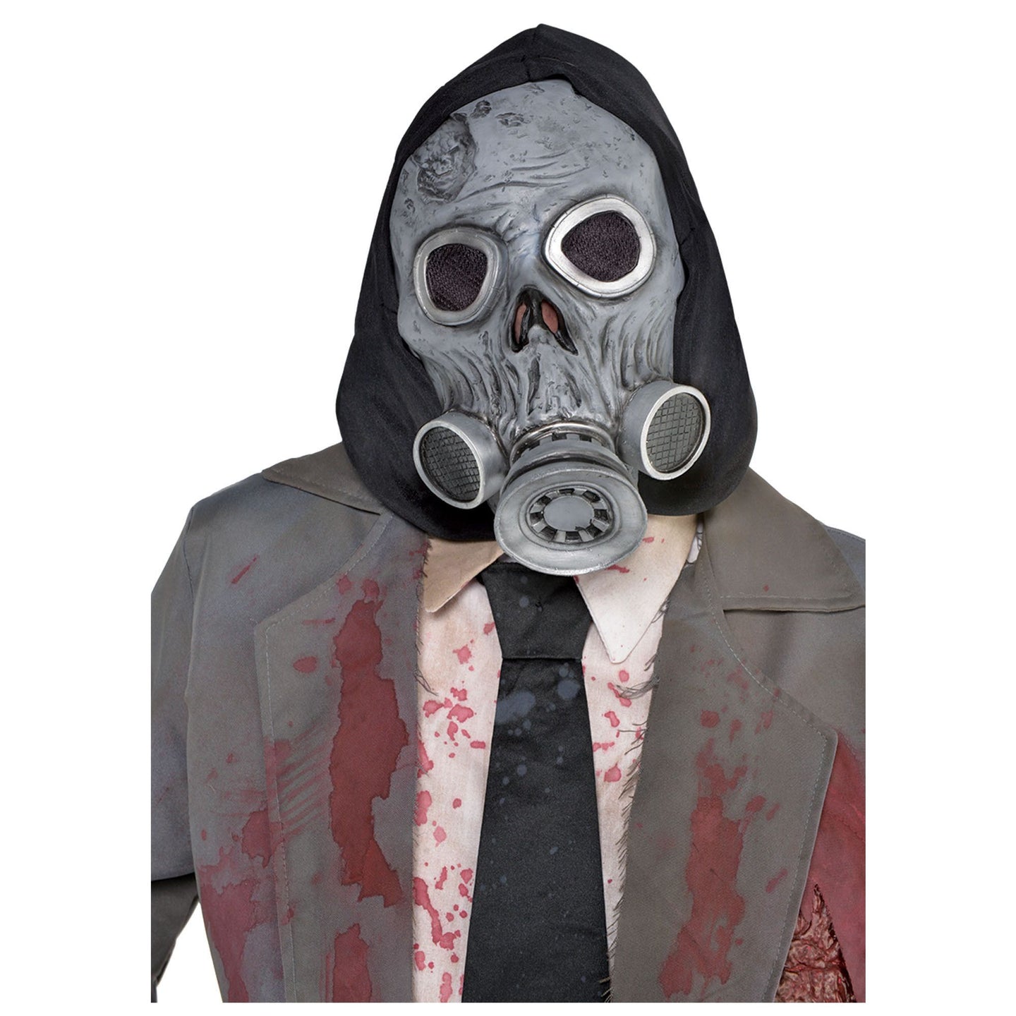 Masque à gaz à capuche zombie