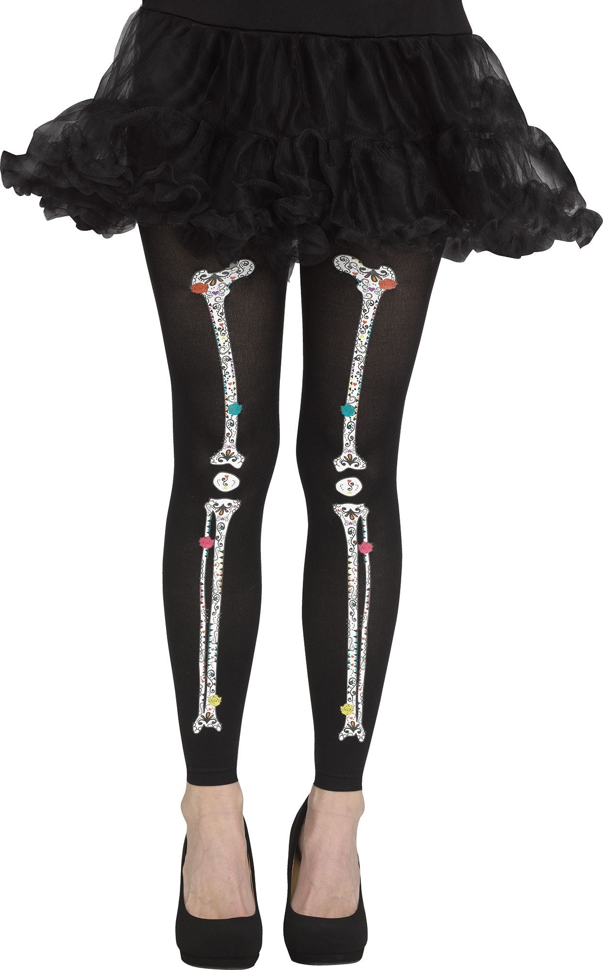 Footless tights - Colored bones