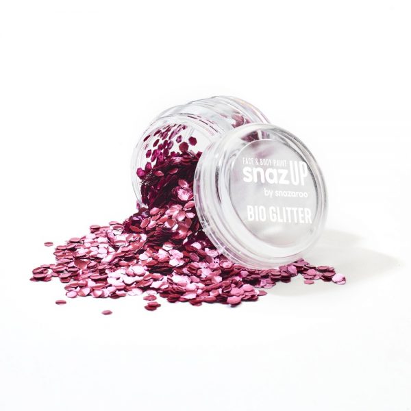 Paillettes (gros) bio Snazaroo - Rose