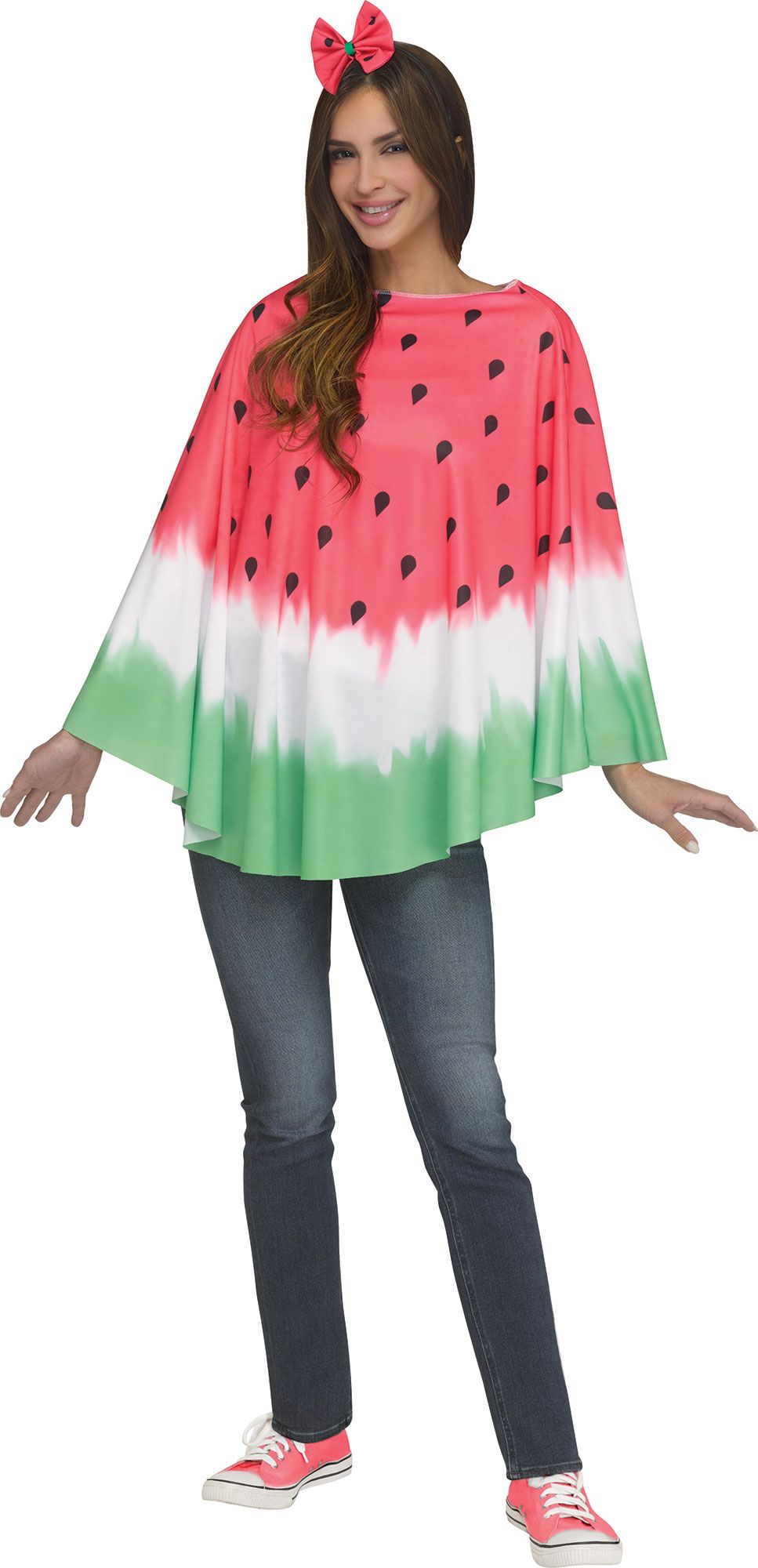 Watermelon poncho for adults
