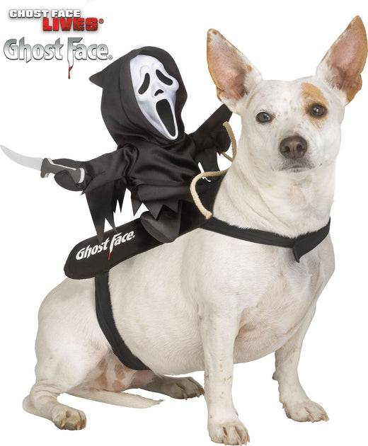 Costume for animals of chills (Ghost Face)