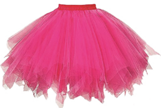 Jupe de papillon (tutu) rose
