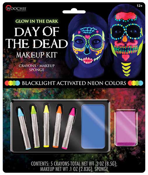 Ensemble de maquillage - Néon - Day of the dead