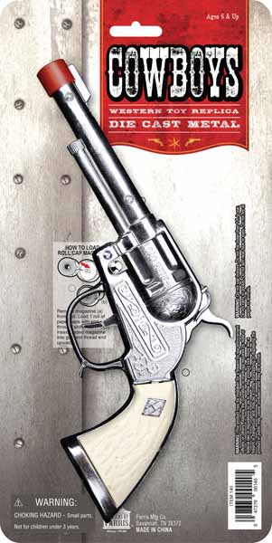 Pistolet de Cowboy - Argent - Métal