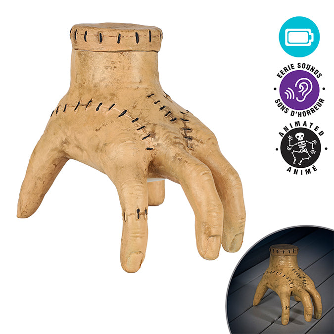 Animated crawling hand with music