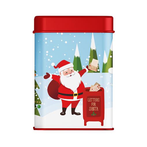 Chocolat chaud - Boîte souvenir en métal festif