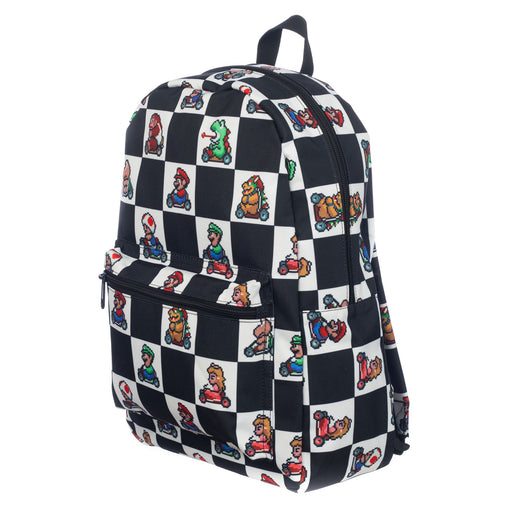 NINTENDO - Super Mario Kart Checker Qt Backpack