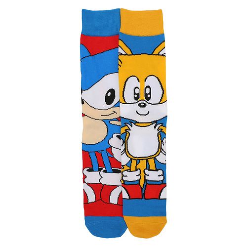 SEGA SONIC - Sonic And Tails Sonic Classic 2 Pack Casual Crew Socks