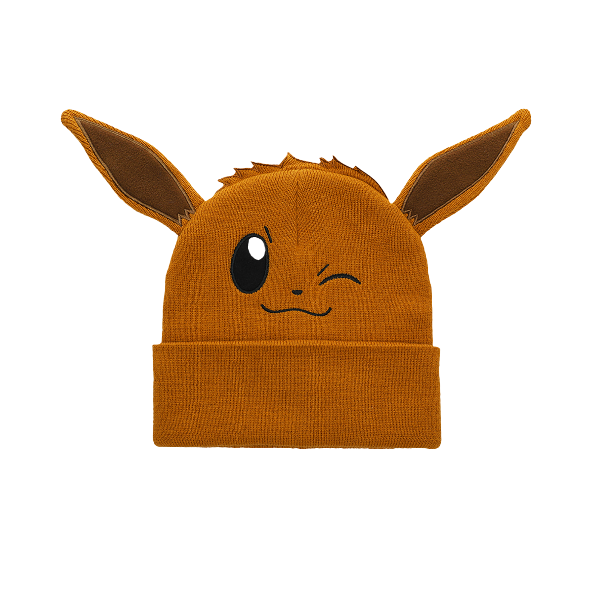 Pokemon Eevee Embroidered Beanie with Ears