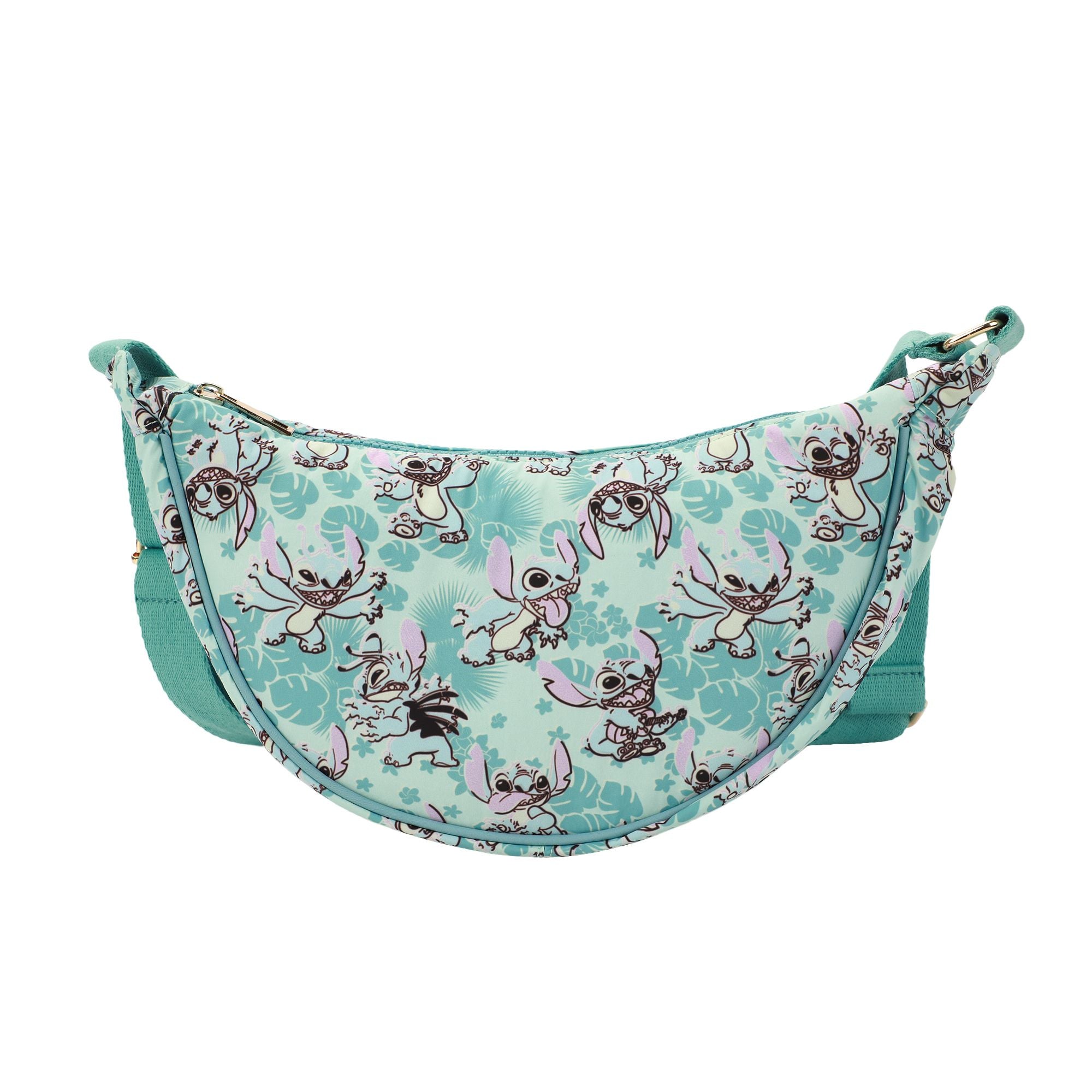 Lilo & Stitch Tropical Stitch Collage Purse with Detachable Coin Pouch