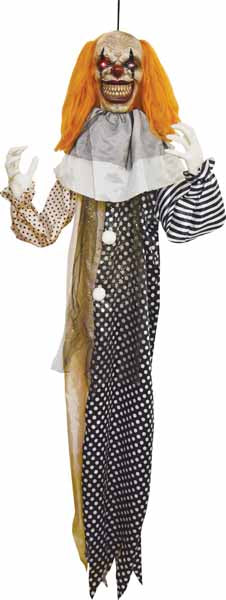 66.9" Animated Hanging Clown