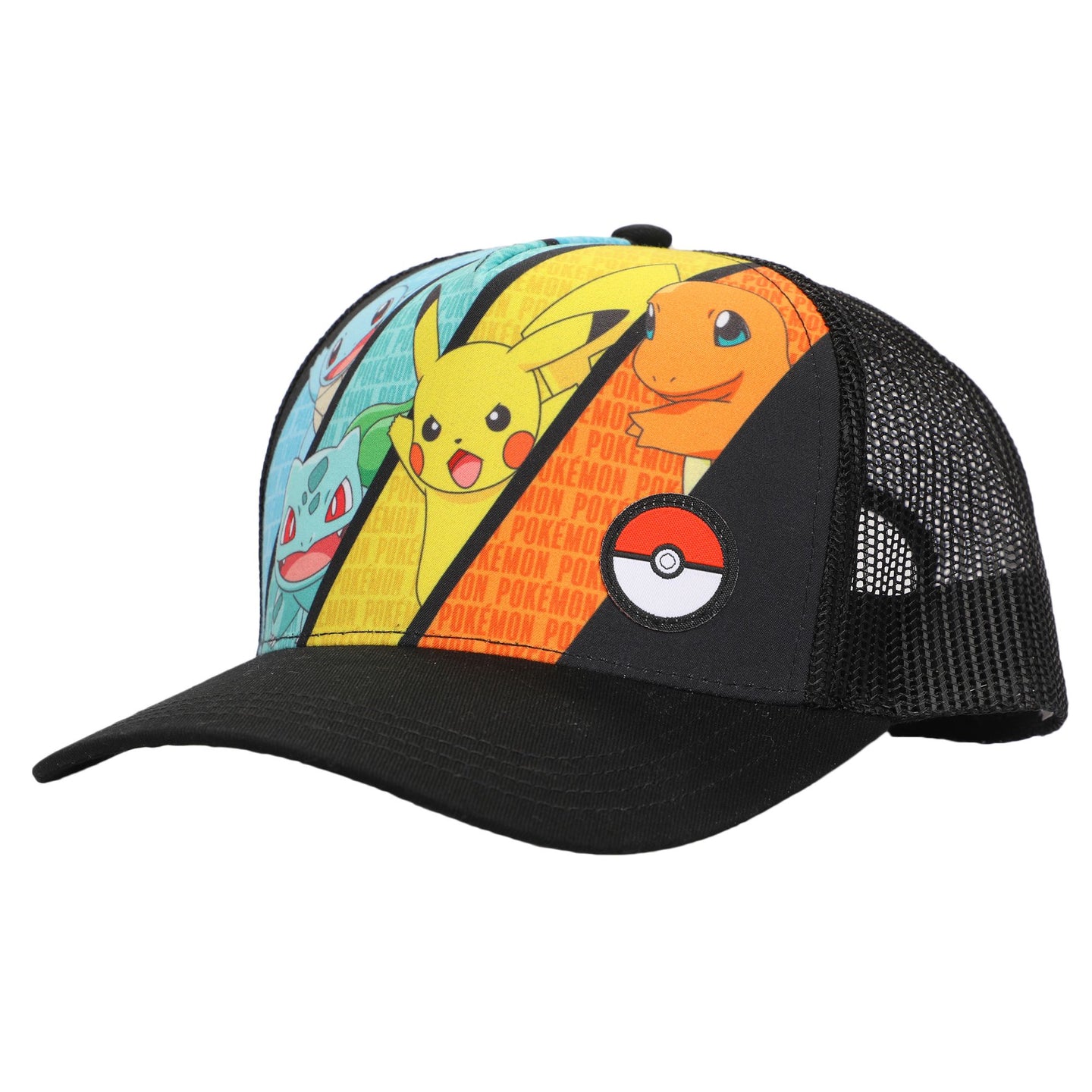 Casquette - Pikachu, Bulbasaur, Charizard, Squirtle and Pokeball - Pokémon