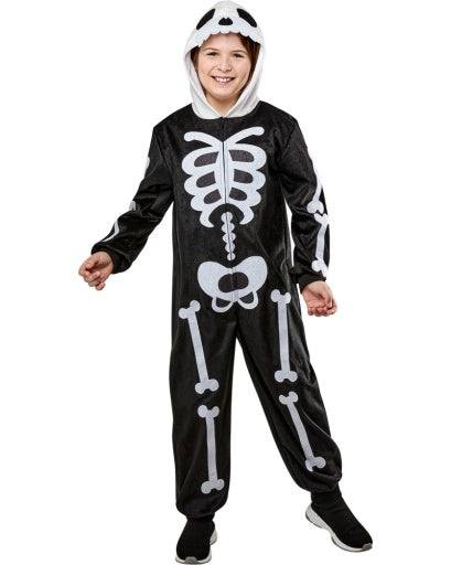 Costume combinaison de Squelette - Enfant