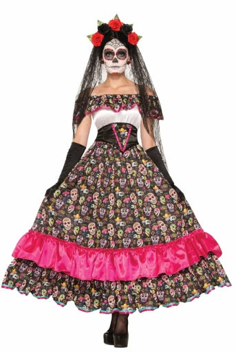 Spanish Lady Costume Day of the Dead - Adult